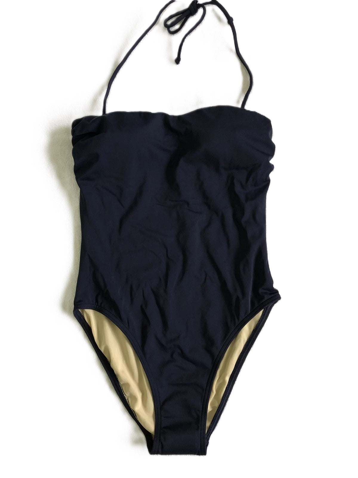 Ex High Street Swimwear One Piece Navy Size 12