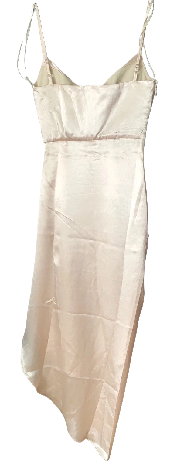 Forever Unique Draped Midi Dress With Corset Bodice Size 6