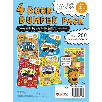 4 Book Bumper Pack 3+ (First Time Learning 3+) (Paperback, 2020)