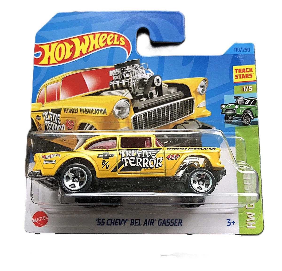 Hot Wheels ‘55 Chevy Bel Air Gasser 2023 HKH61 1/5 HW Gassers (110/250)