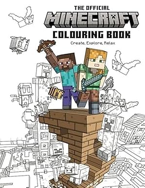 The Official Minecraft Colouring Book Paperback