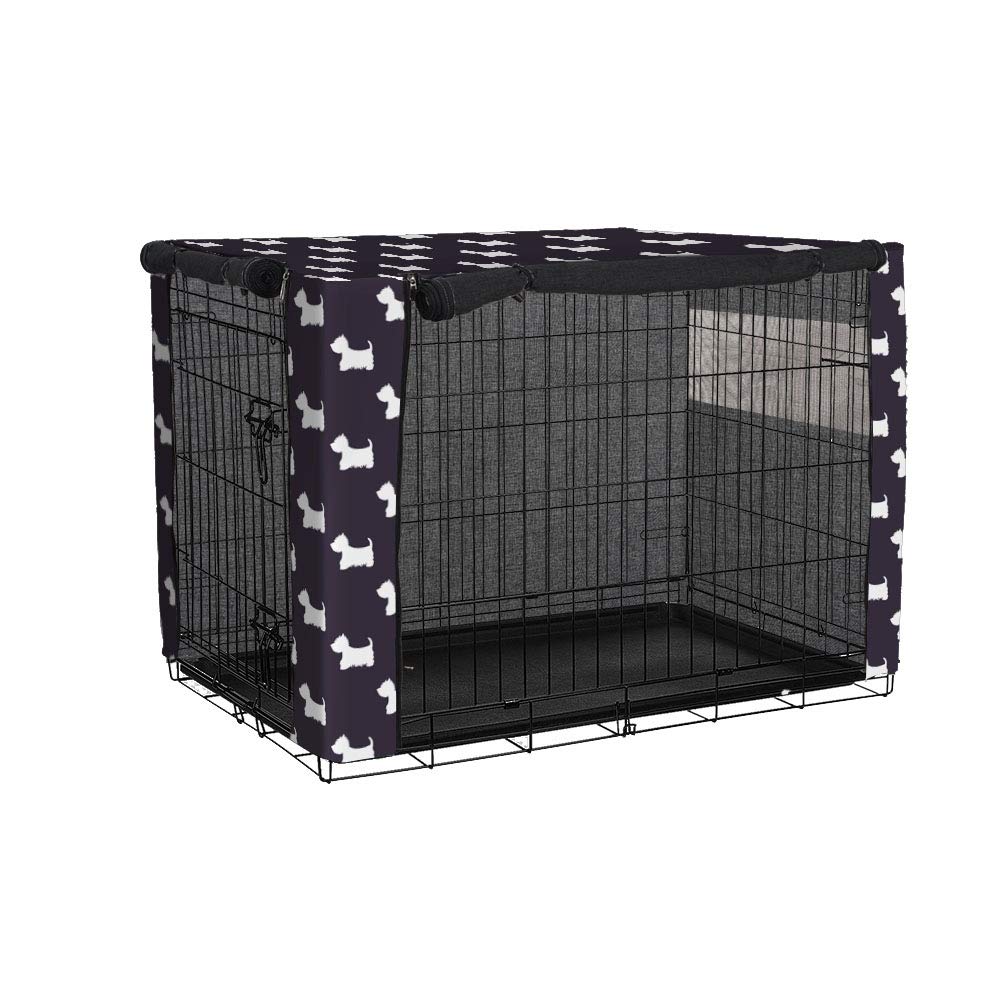 TUYU Dog Crate Cover Windproof,Durable Pet Kennel Cover for Medium/Large Dogs