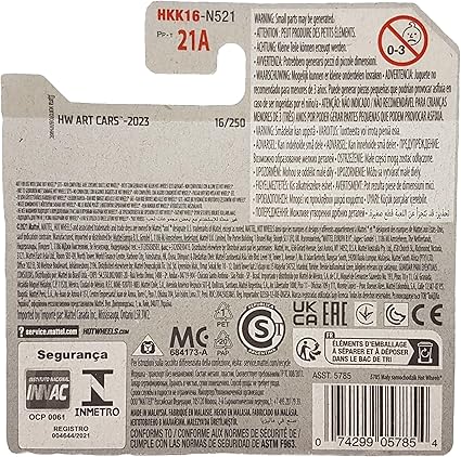 Hot Wheels - 70s Van - HW Art Cars 2/10 - HKK16 (16/250)