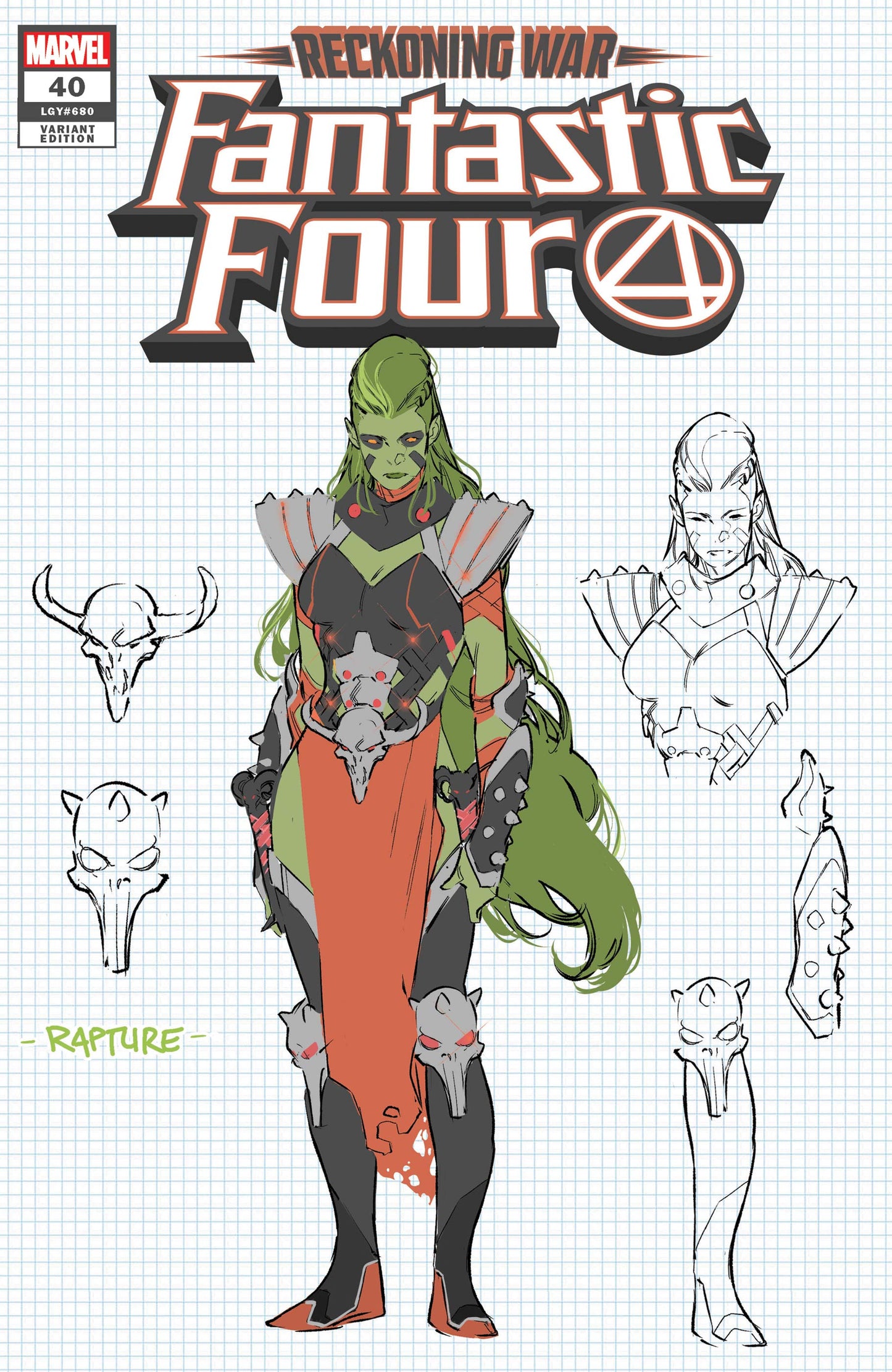 Fantastic Four: Reckoning War #40 Silva Variant by Dan Slott & Rachael Slott (Paperback, 2022)