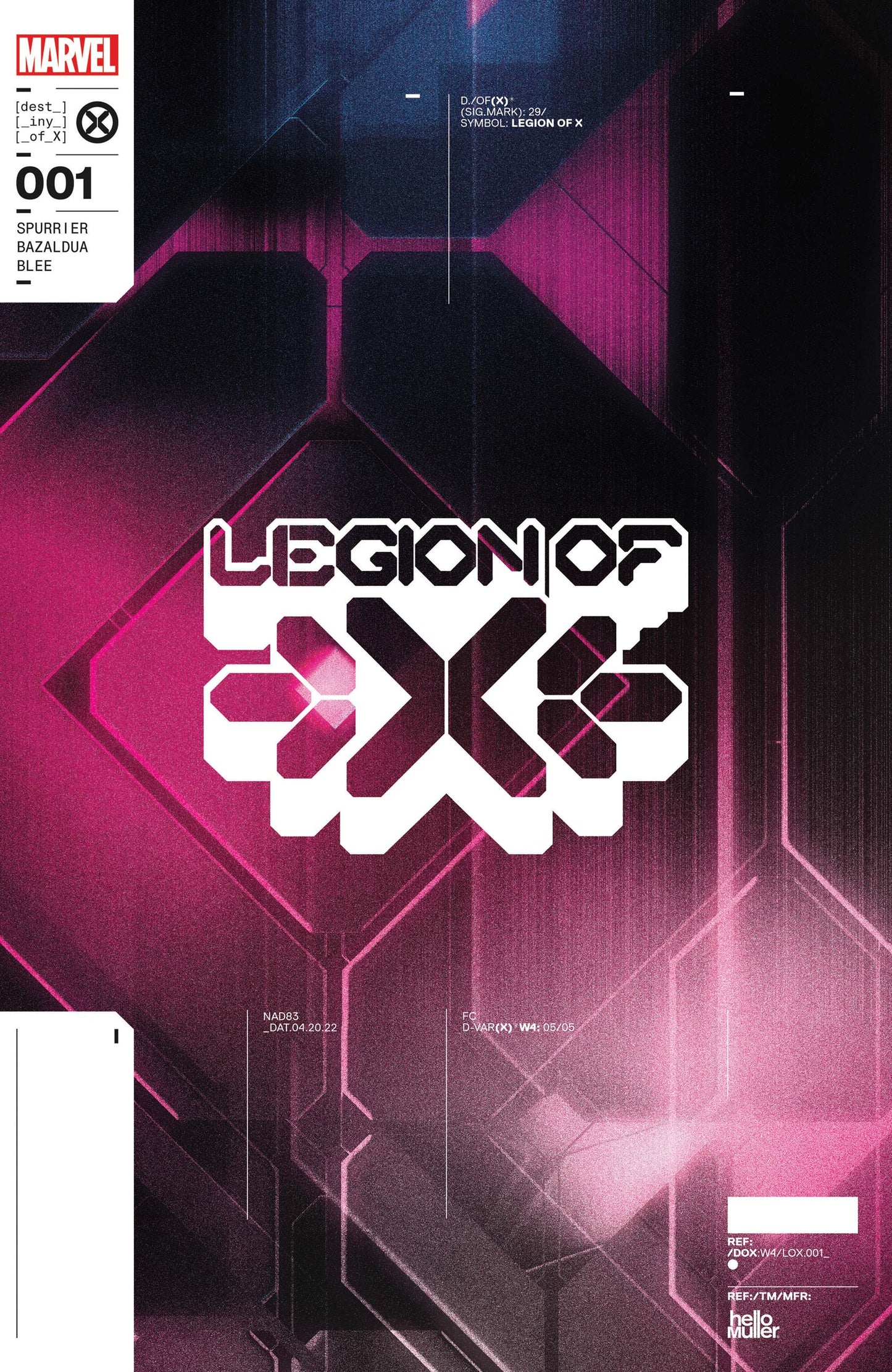 Legion of X #1 Muller Variant by Simon Spurrier & Janeth Bazaldúa-Nava (Paperback, 2022)