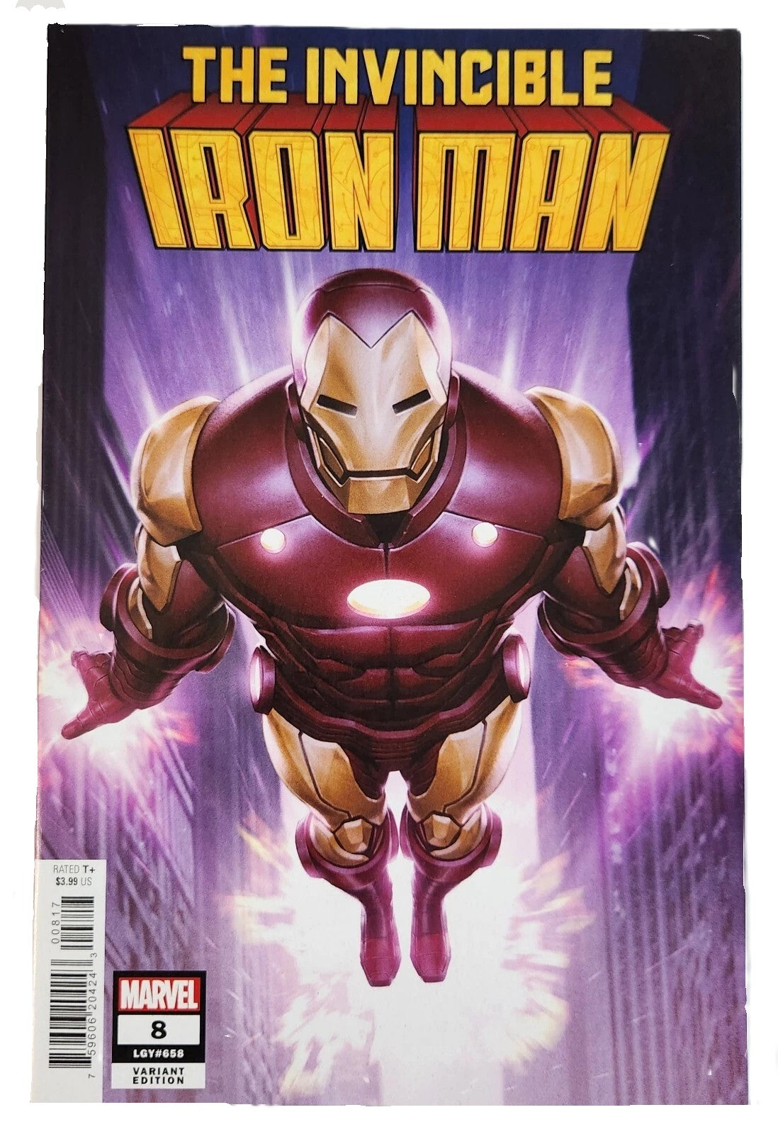The Incredible Iron Man #8 Yoon Variant by Gerry Duggan & Juan Frigeri (Paperback, 2023)