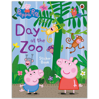 Peppa Pig: Day at the Zoo: Sticker Book Paperback