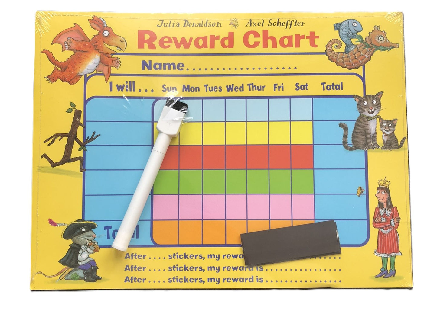 Julia Donaldson and Axel Scheffler Reward Chart