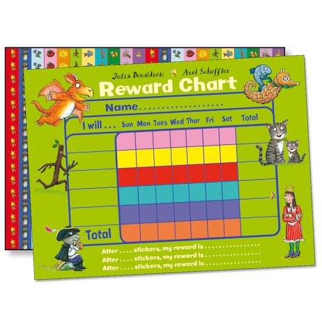 Julia Donaldson and Axel Scheffler Reward Chart