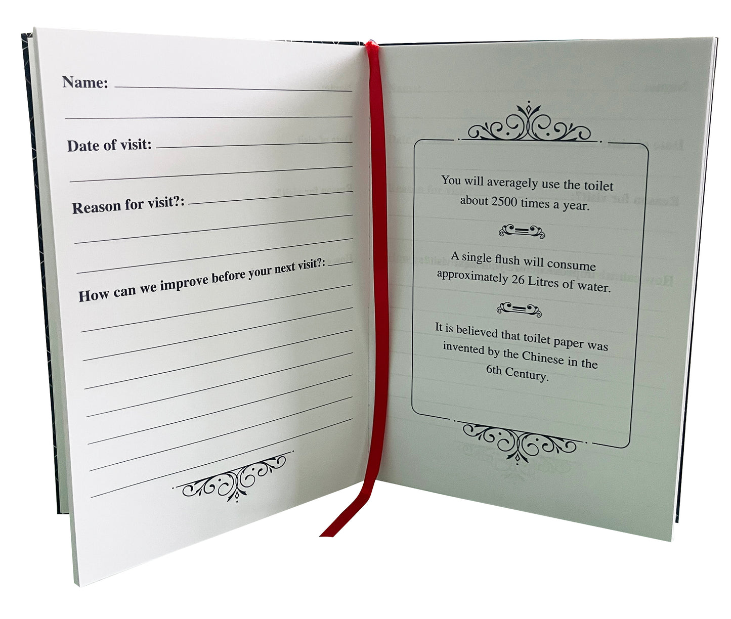 Toilet Visitor Book