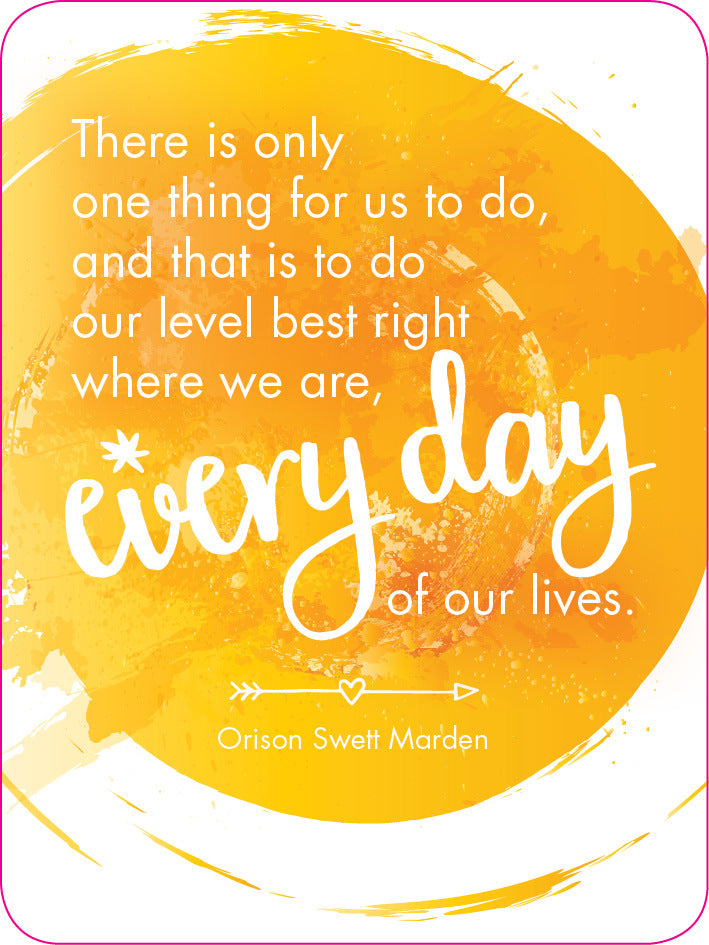 24 Inspirational Affirmation Cards + Stand - Positive Thoughts