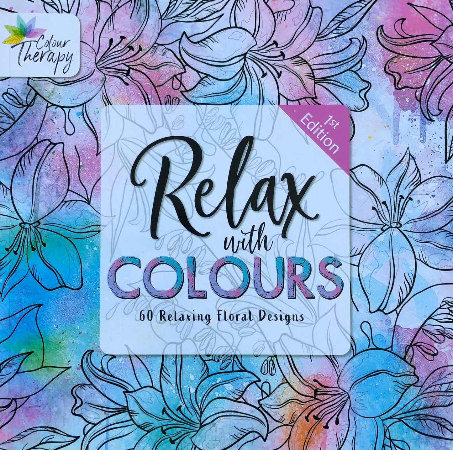 Adult's Colouring Books Anti-Stress Therapy for Kids Random Designs - Set of 6