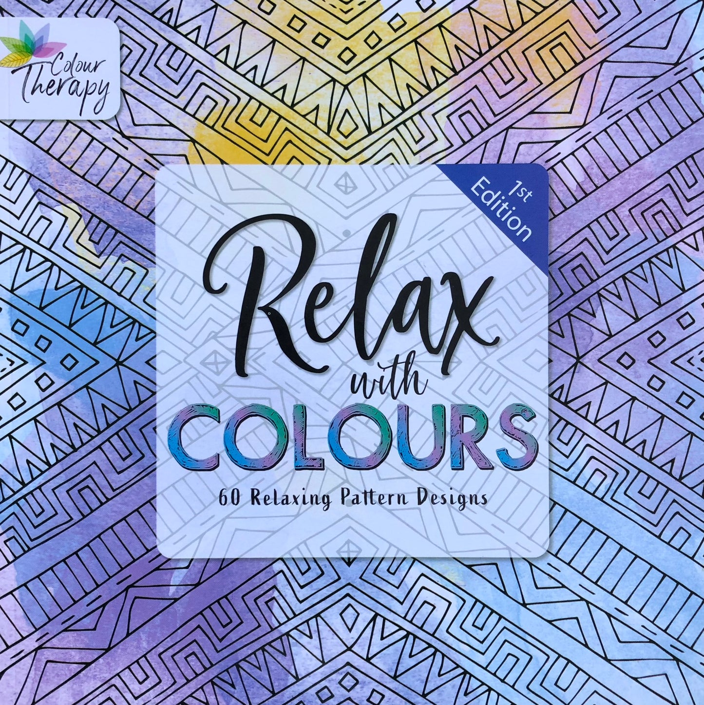 Adult's Colouring Books Anti-Stress Therapy for Kids Random Designs - Set of 6