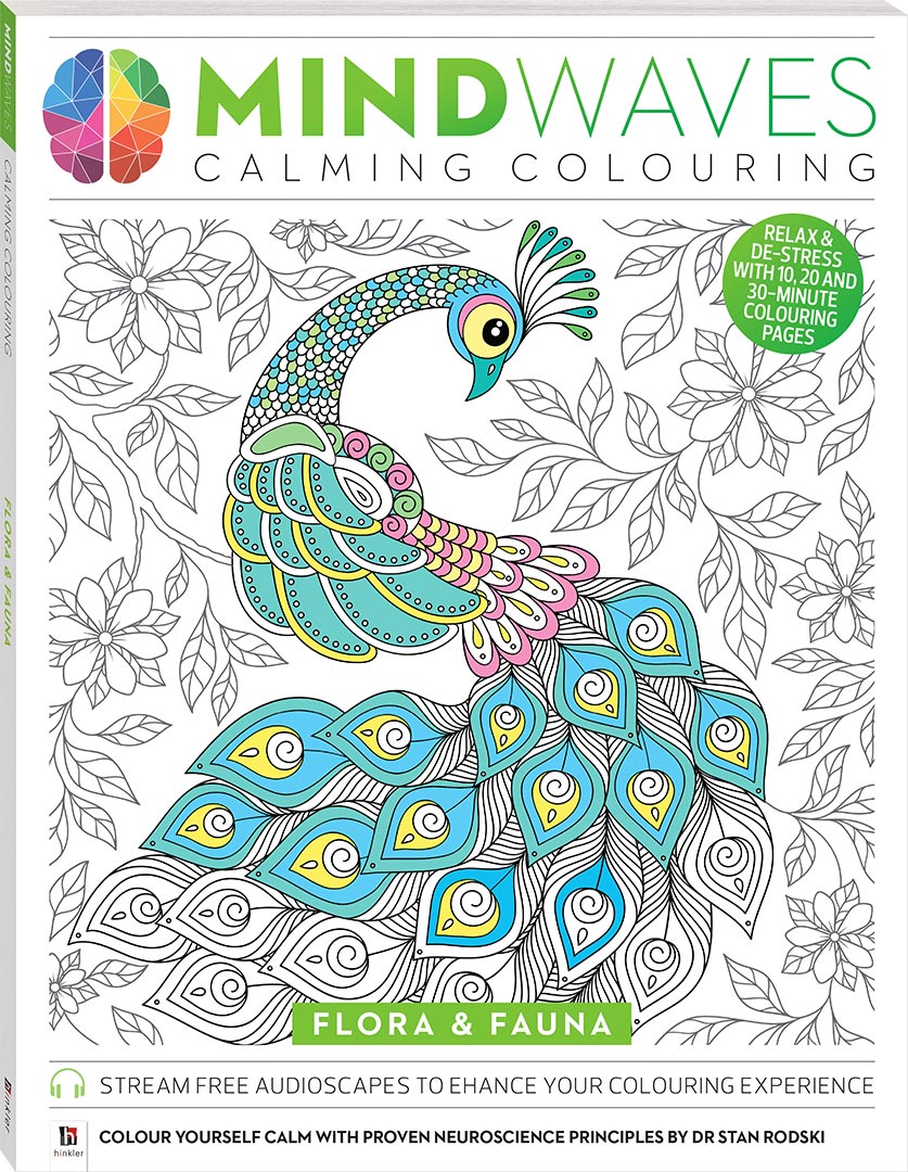 Mindwaves Calming Colouring: Flora & Faunaage: Adultby Paperback Stan Rodski