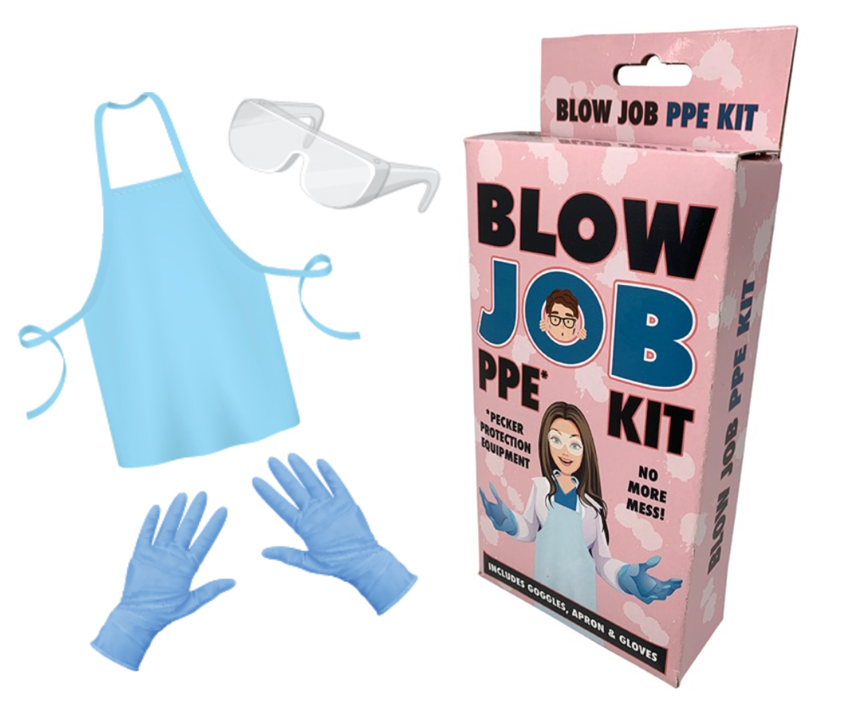 Blow Job PPE Kit Funny Adult Gag Joke Adult Pecker Gift
