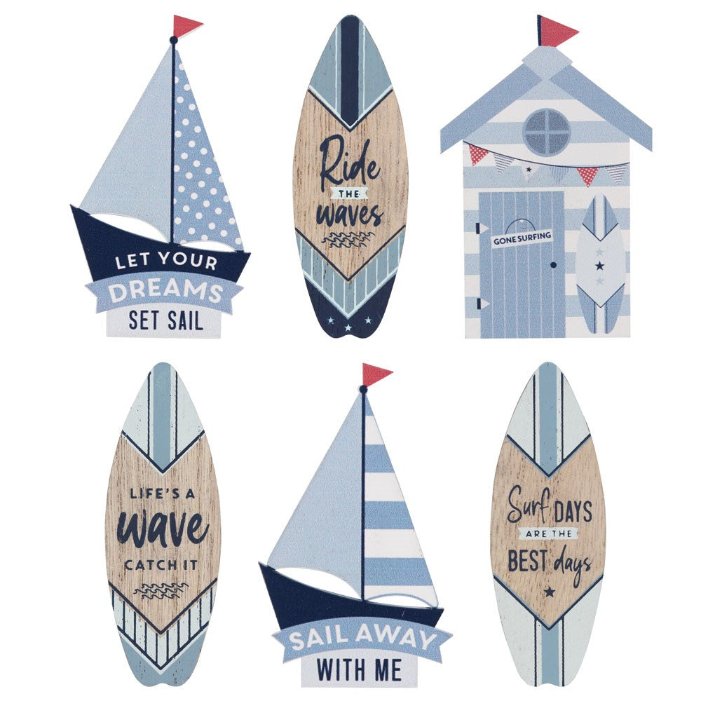 SURF'S UP NAUTICAL MAGNETS
