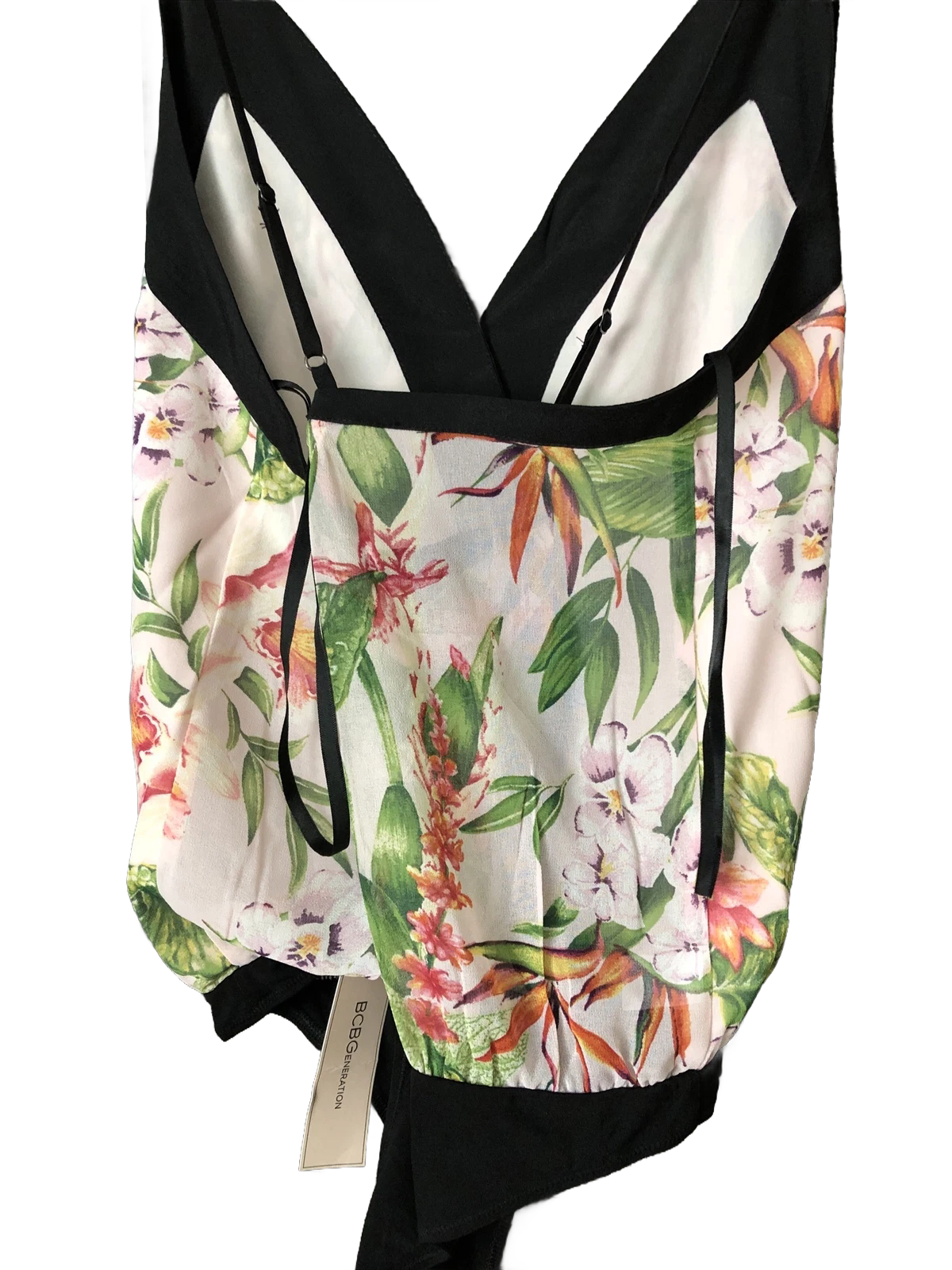 BCBG Women's Flowery Body Suit