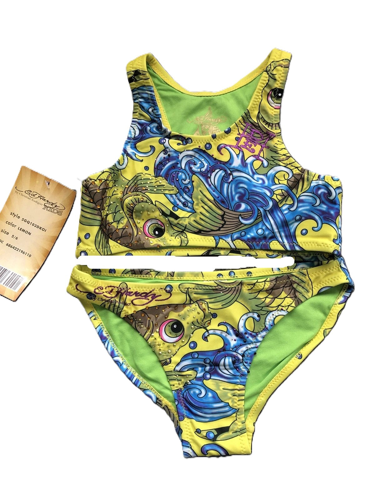Christian Audigier Ed Hardy Bikini 5-6 Girls
