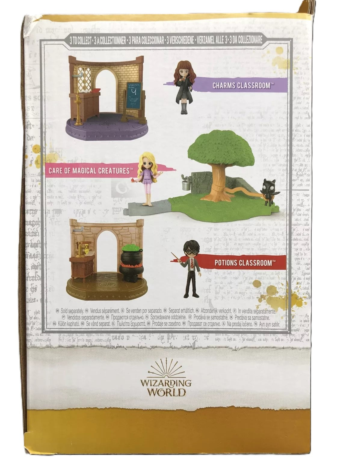 Harry Potter Wizarding World Small Doll Location Playset Charms Classroom