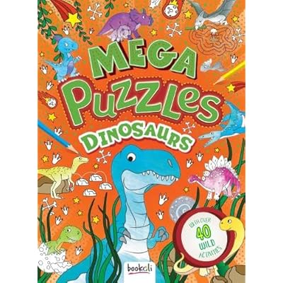 Mega Puzzles Dinosaurs (Paperback, 2022)