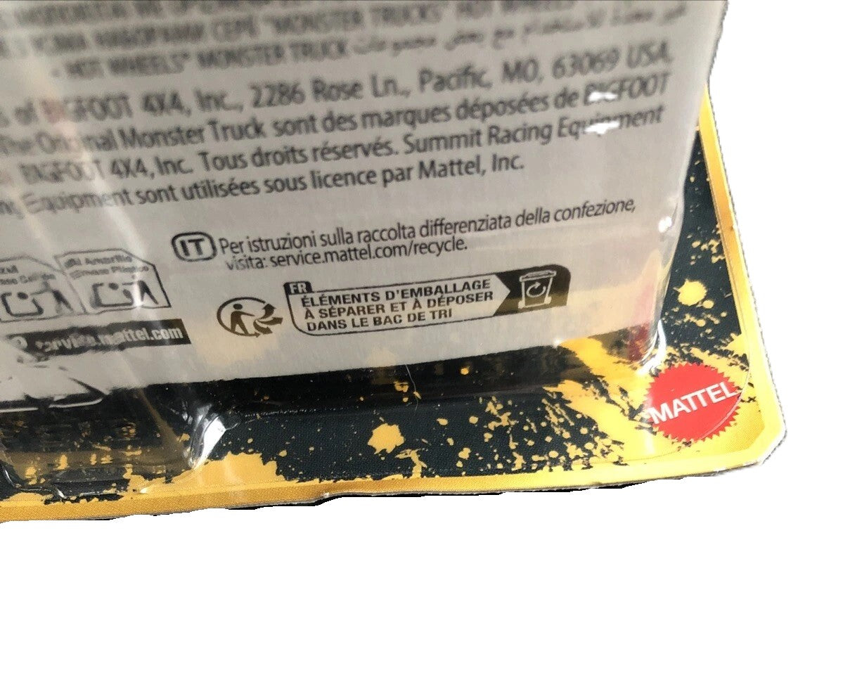 Hot Wheels Monster Trucks Mega Wrex Trophy Champions Gold Bigfoot 50 JDV96