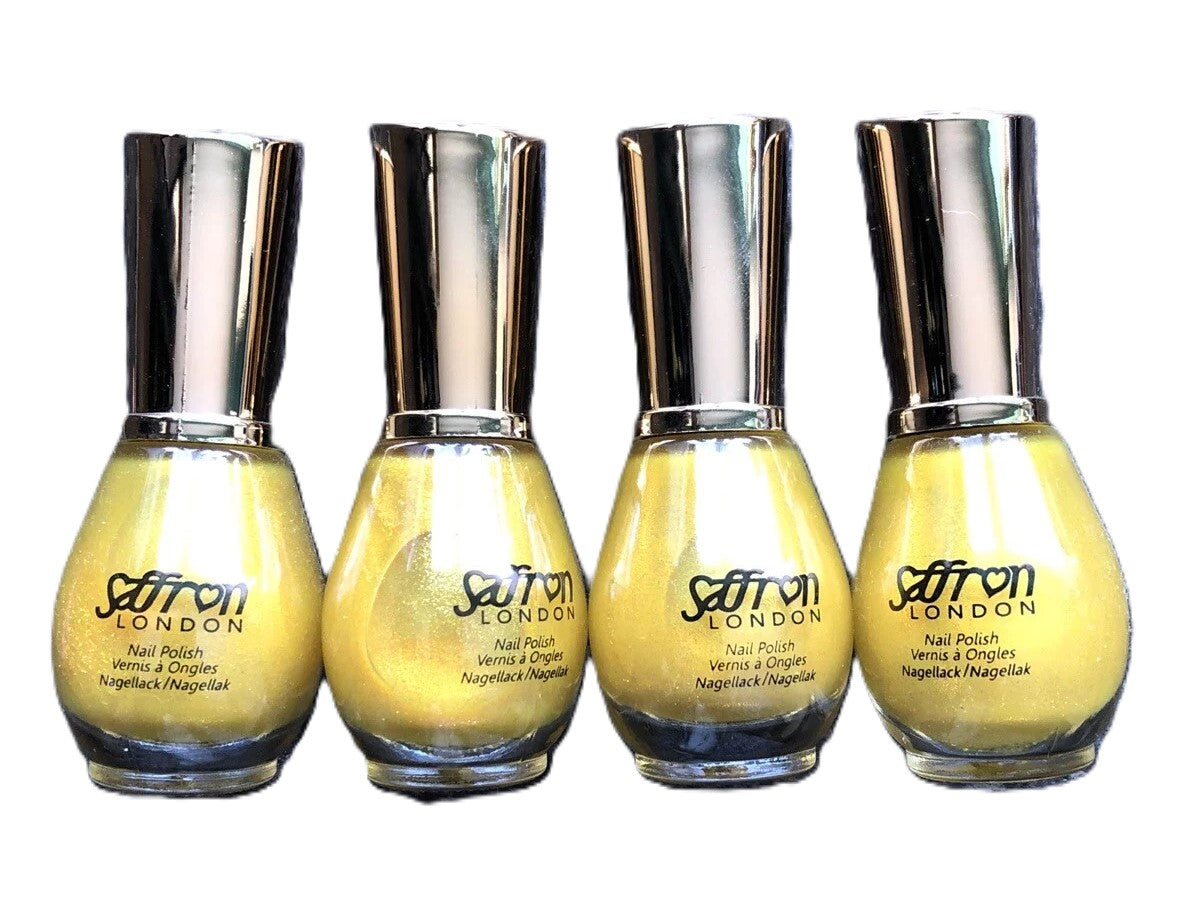Saffron London Nail Polish Lot 6 Colours X 4 (24 In Total) Lot