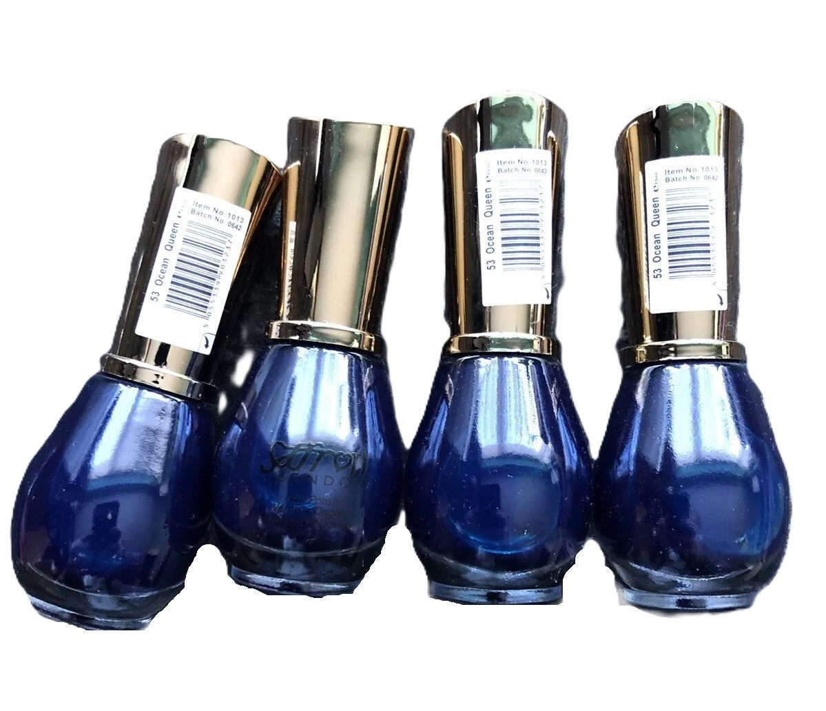 Saffron London Nail Polish Lot 6 Colours X 4 (24 In Total) Lot