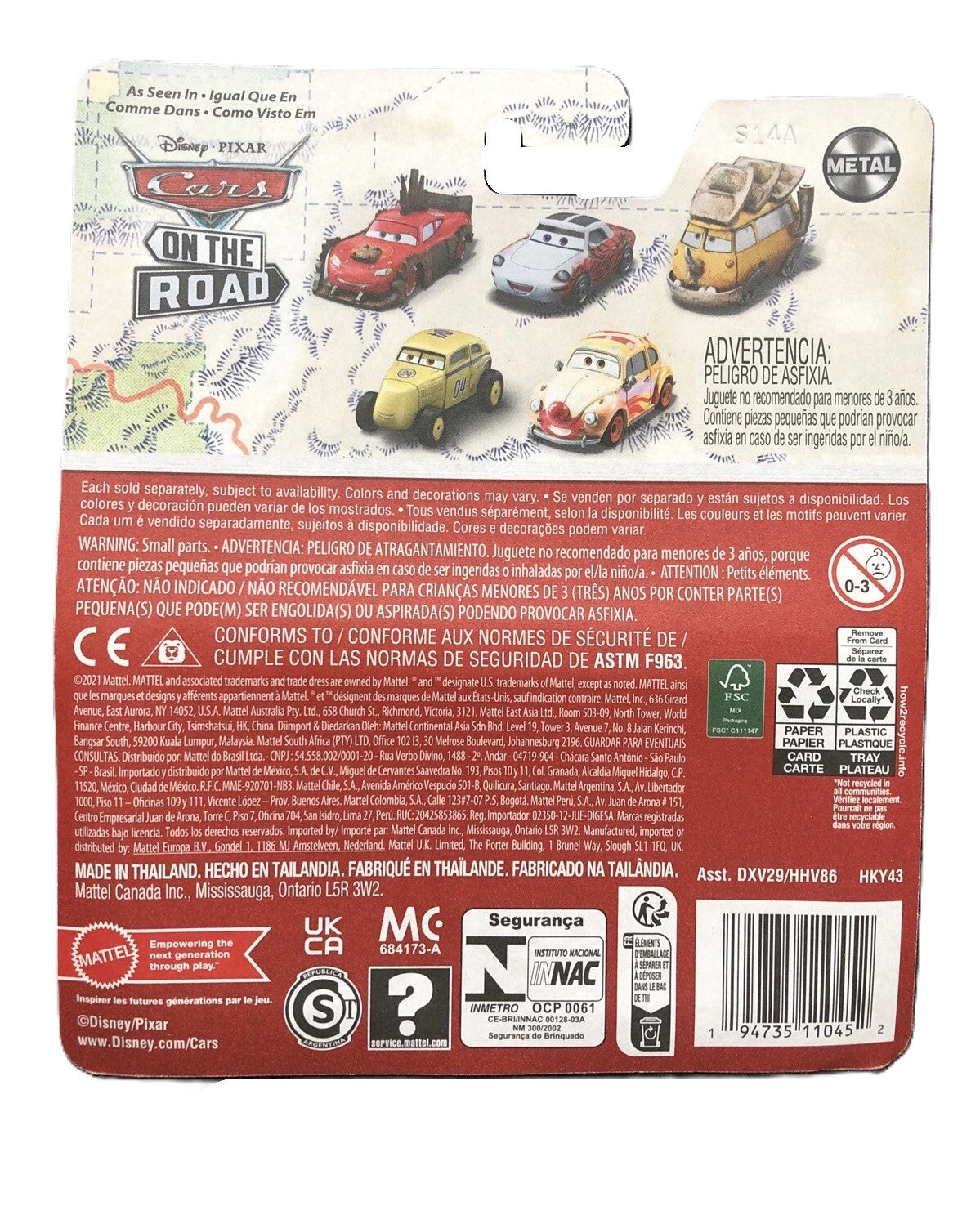 Disney Pixar Cars On The Road Pitstoposaurus HHV86