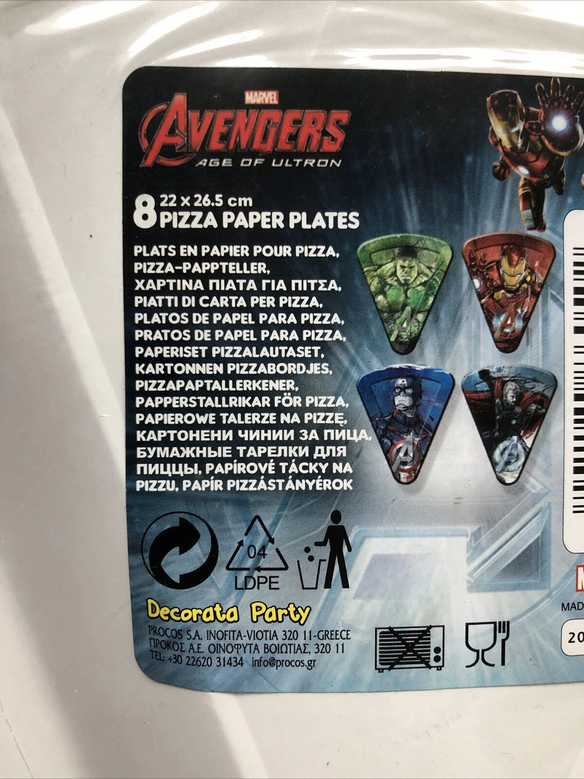 Habitat Paper Plates Lot 3 Different Designs + 1 Set Marvel Plates