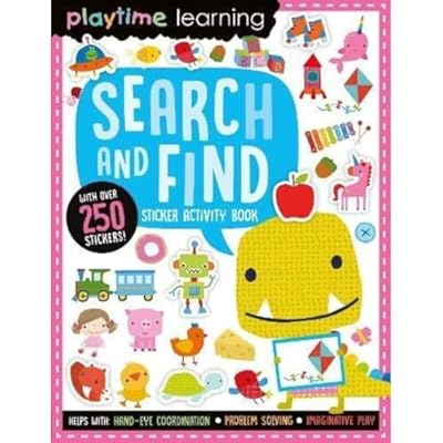 Playtime Learning Search and Find Sticker Book (Paperback, 2020)