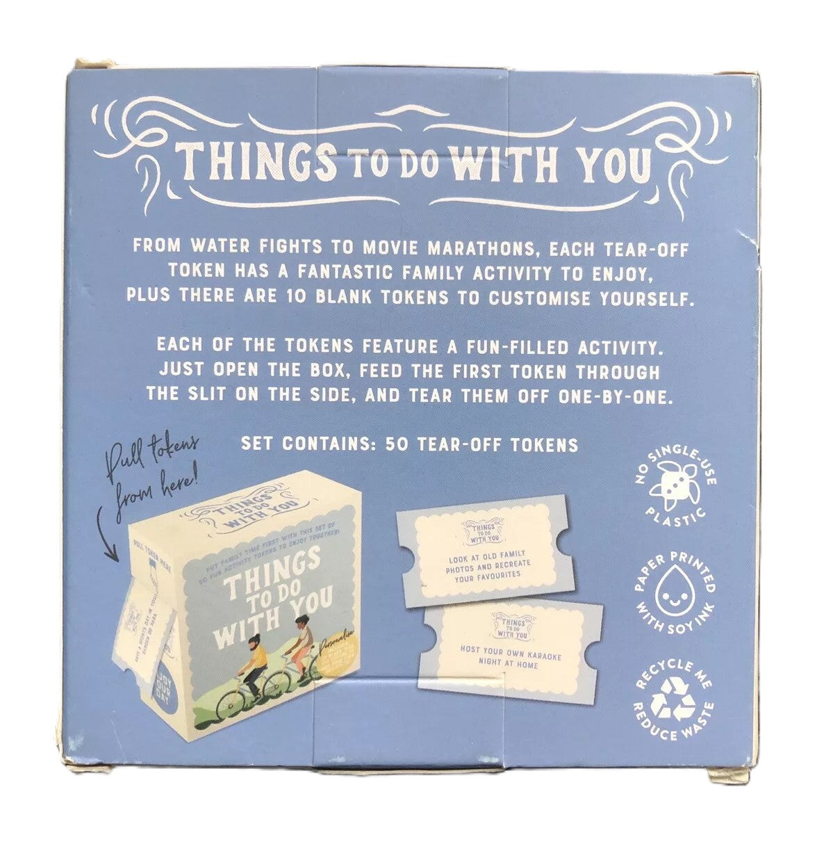 Professor Puzzle Things To Do With You Activity Tokens