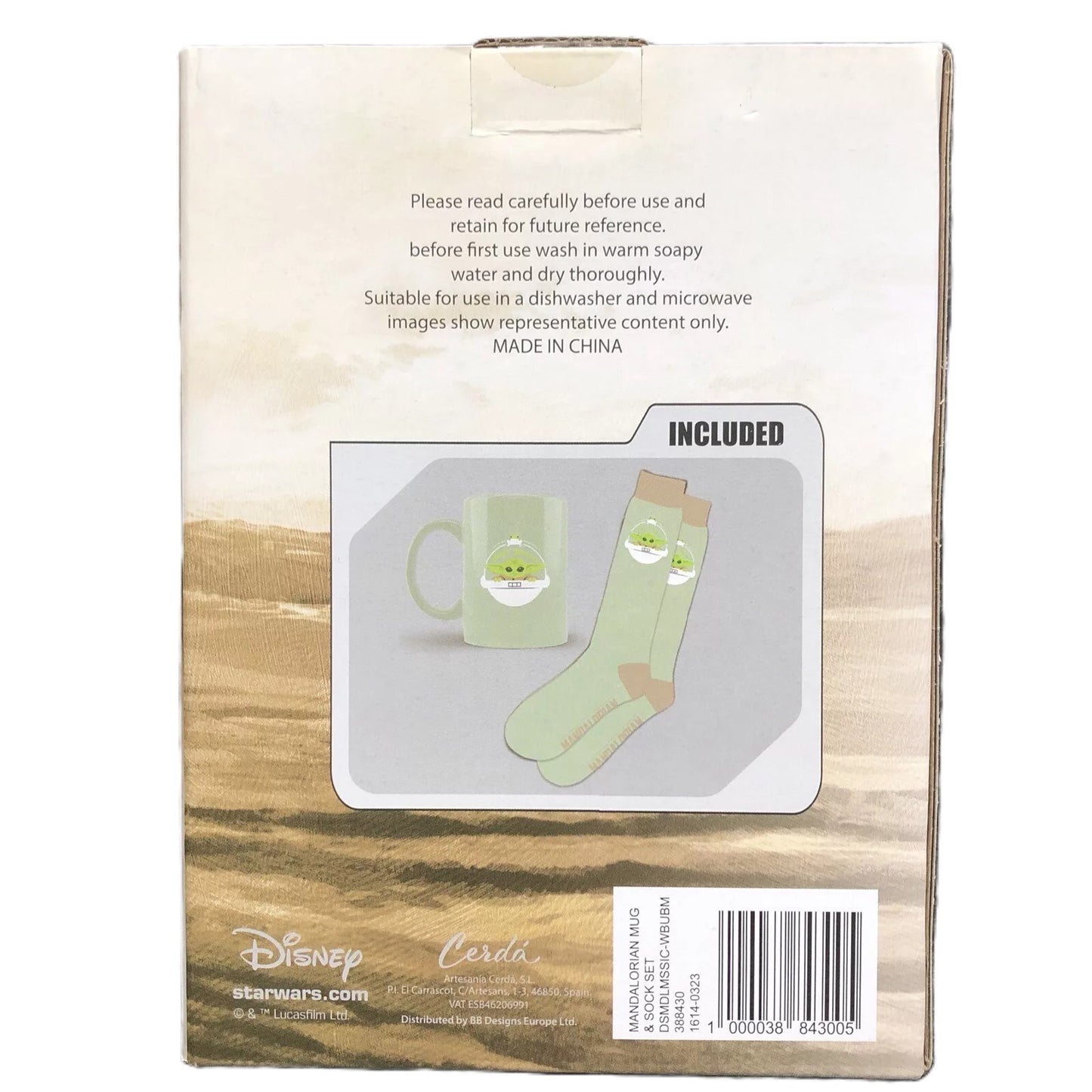 Star Wars The Mandalorian Mug & Socks Gift Set Baby Yoda