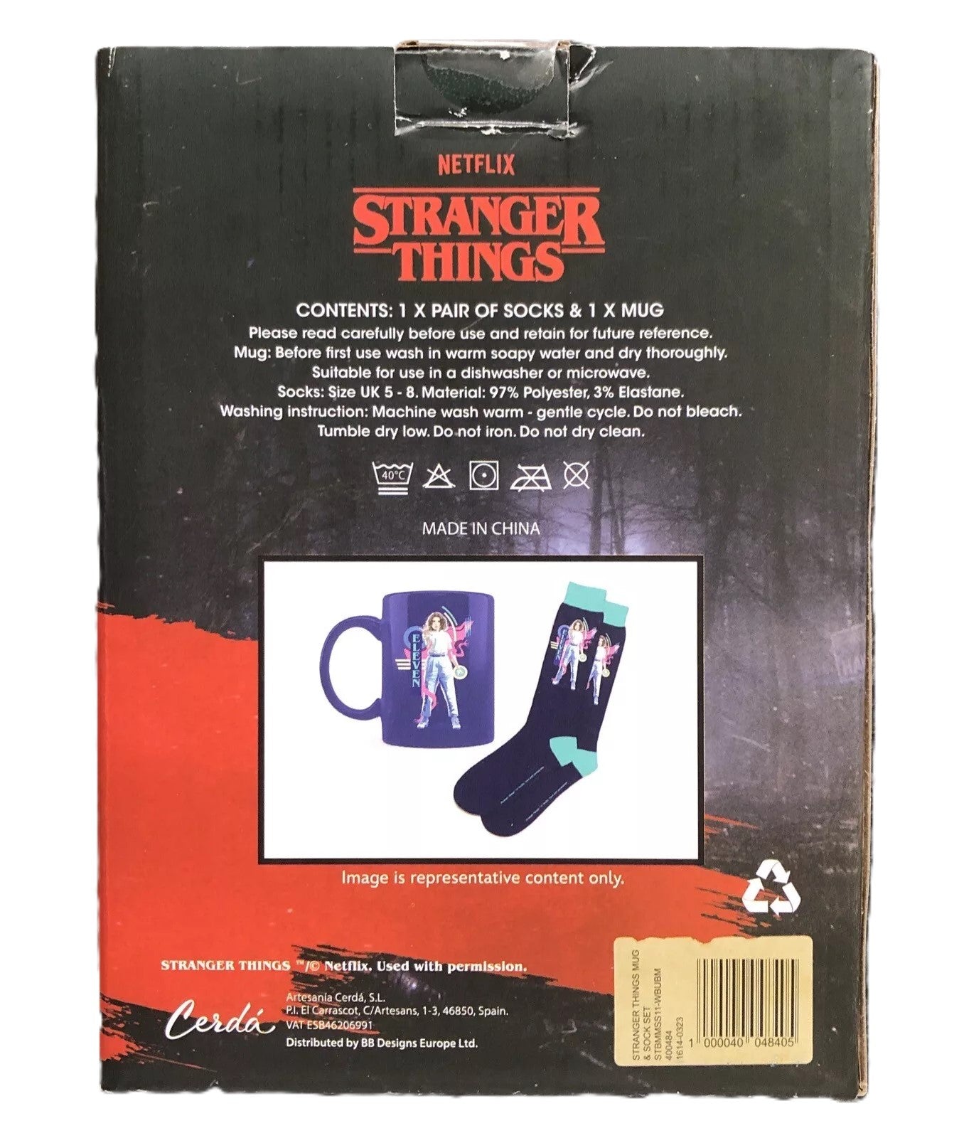 Stranger Things Mug and Socks Gift Set Ceramic Mug