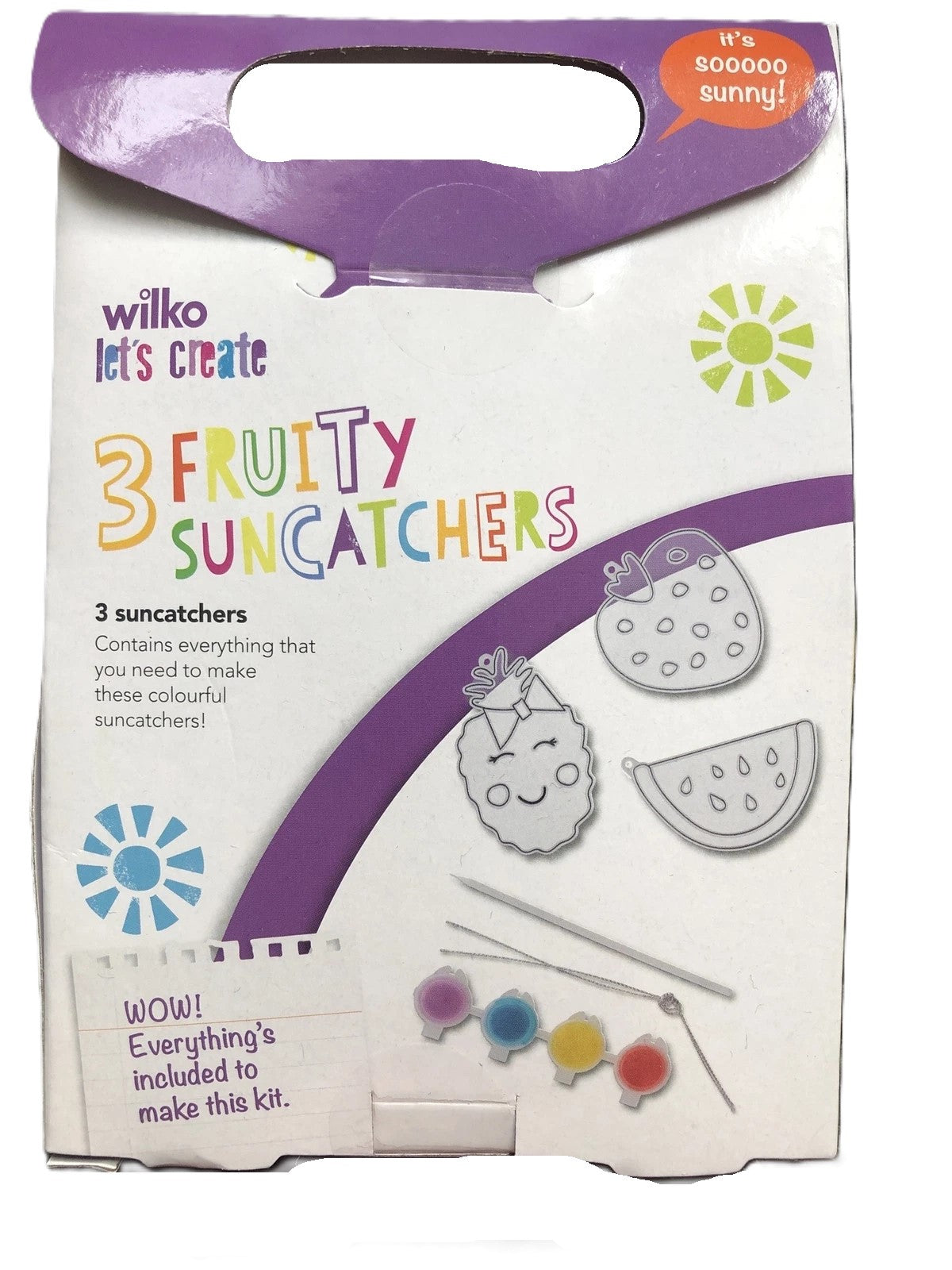 Wilko Let’s Create Suncatchers 2 PK