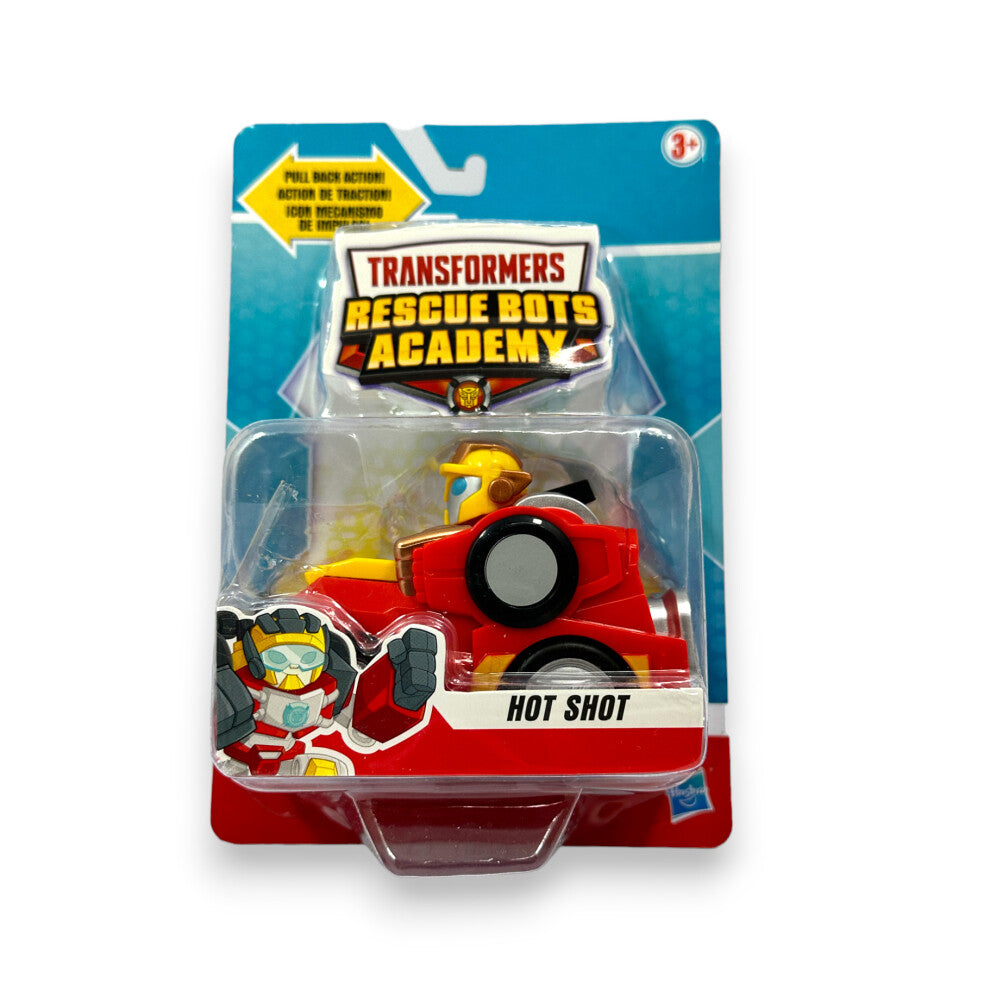 Transformers Pull Back 3.5'' Cars Rescue Bots Academy - Hot Shot