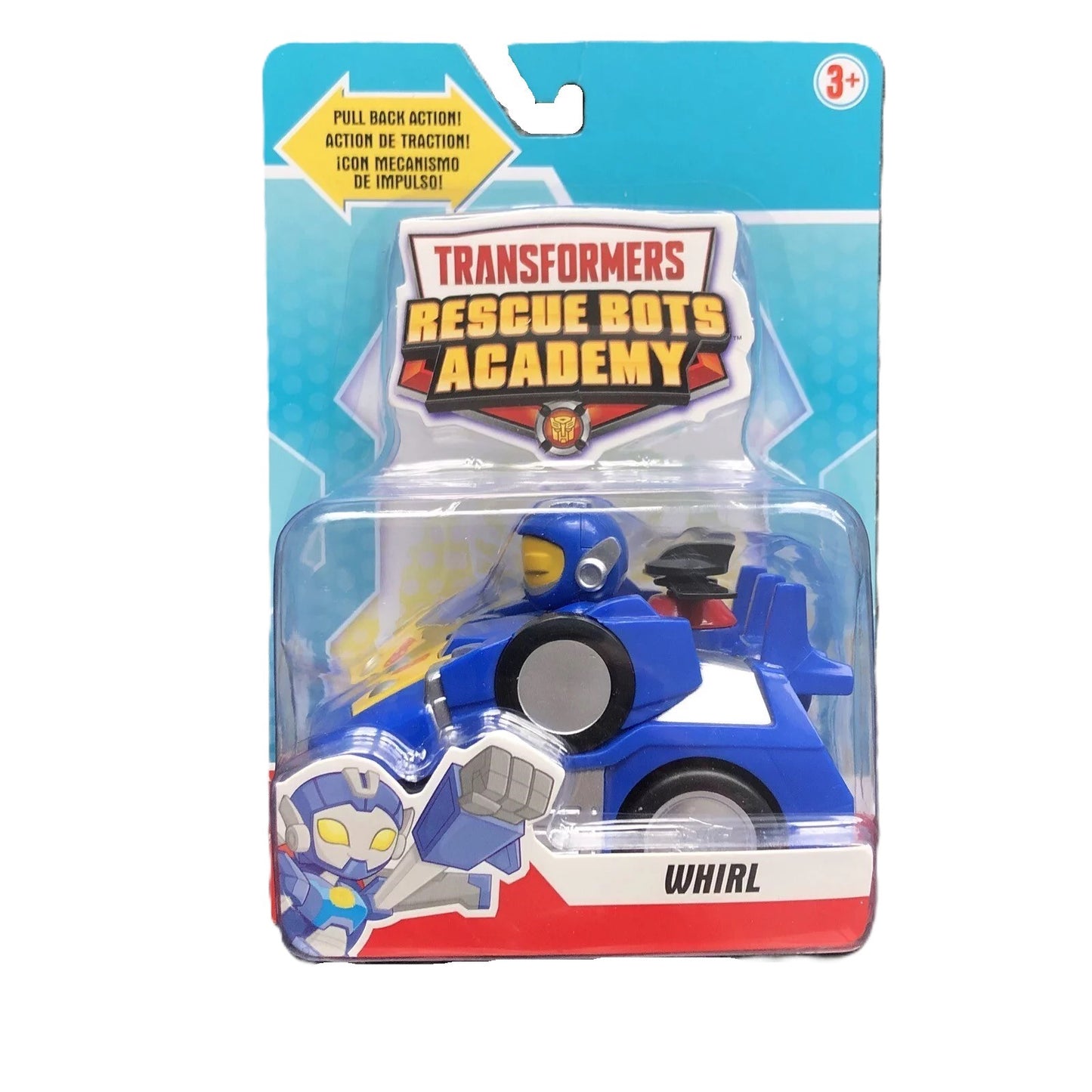 Transformers Pull Back 3.5'' Cars Rescue Bots Academy - Whirl