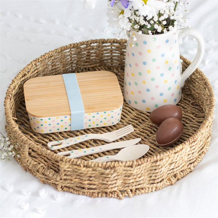 17CM SPOTTED CERAMIC FLOWER JUG