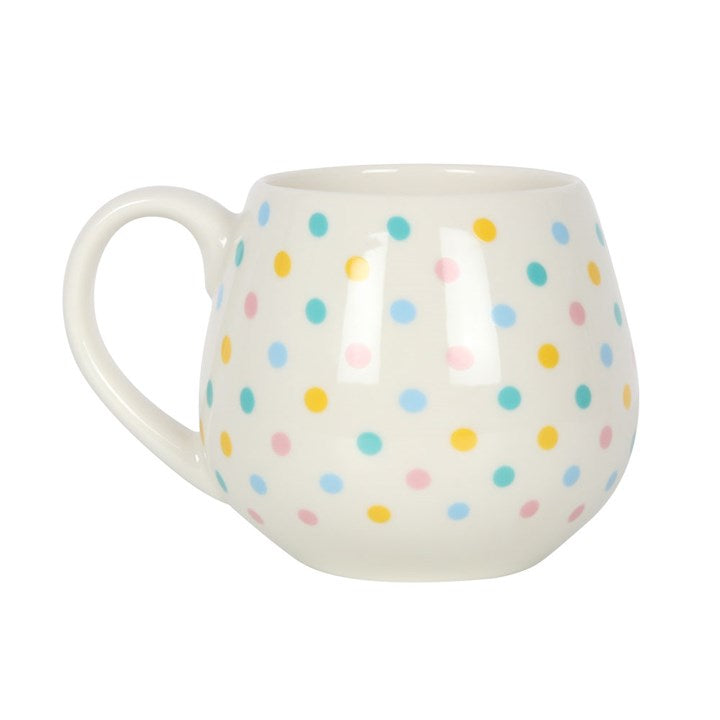 SPOTTED ROUNDED MUG