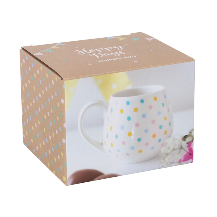 SPOTTED ROUNDED MUG