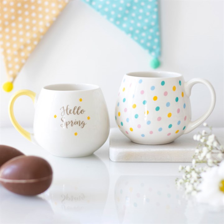 SPOTTED ROUNDED MUG
