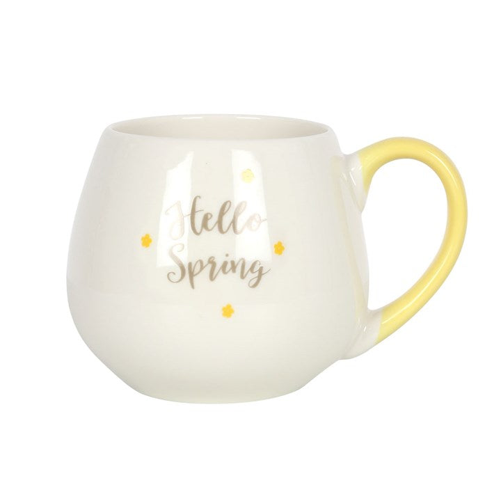 HELLO SPRING ROUNDED MUG