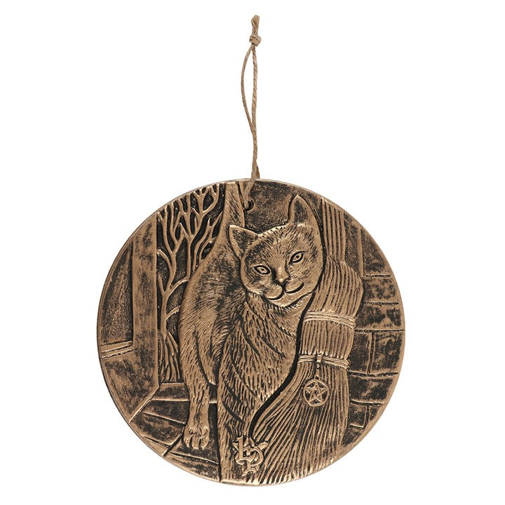 Copper A Brush with Magick Terracotta Plaque by Lisa Parker