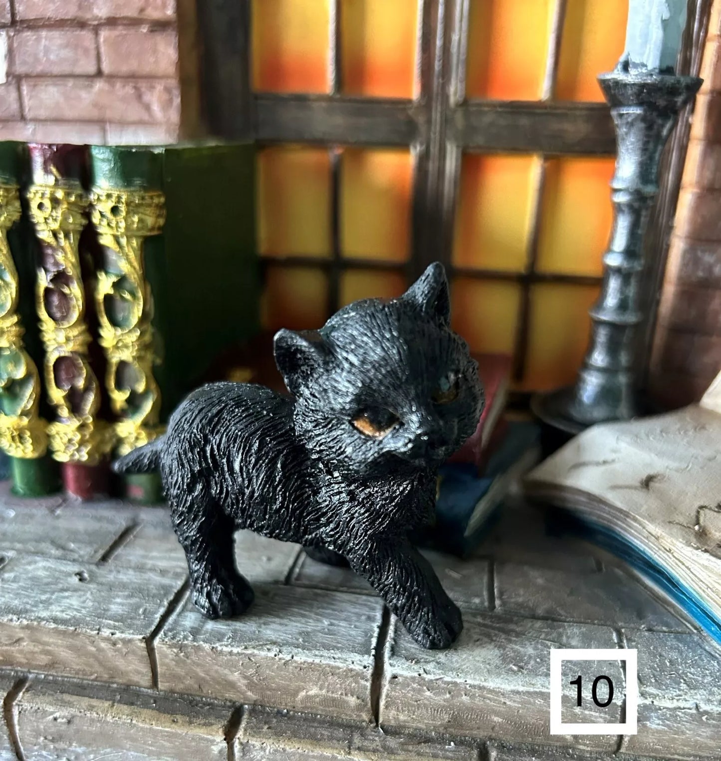 Black Cat Resin Ornament Figurine Single/Set - 12 Different Designes