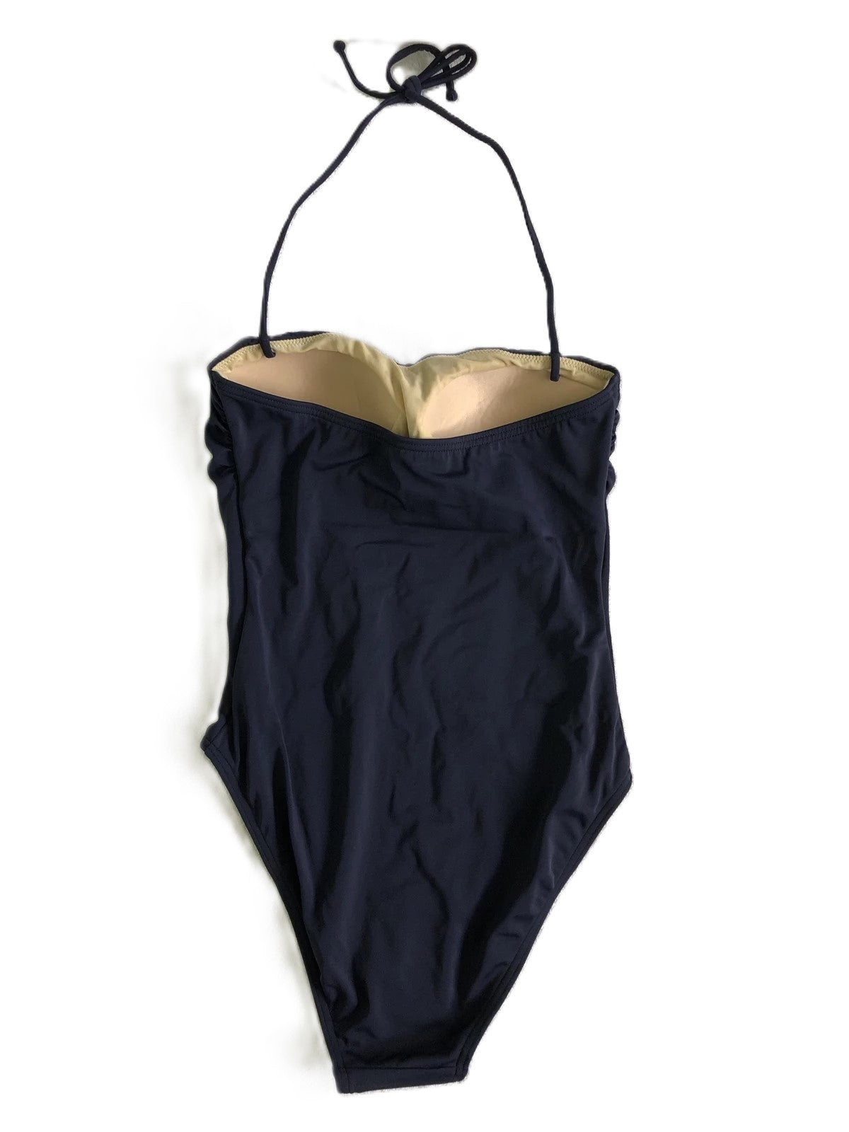 Ex High Street Swimwear One Piece Navy Size 12