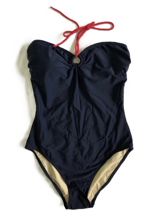 Ex High Street Swimwear Navy One Piece Size 12 (No Tags)