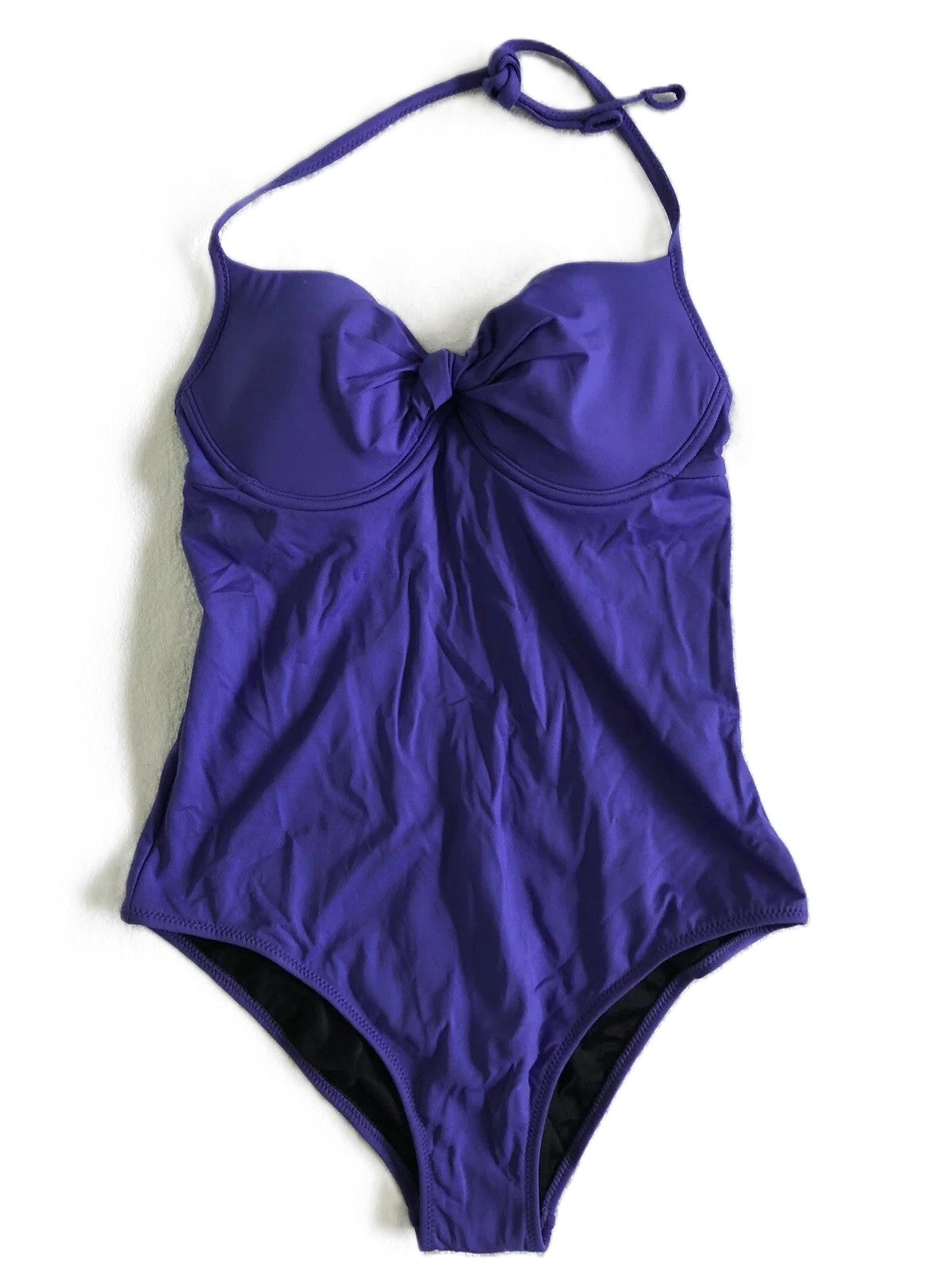 Ex High Street Purple Swimwear One Piece Size 12 (No Tags)
