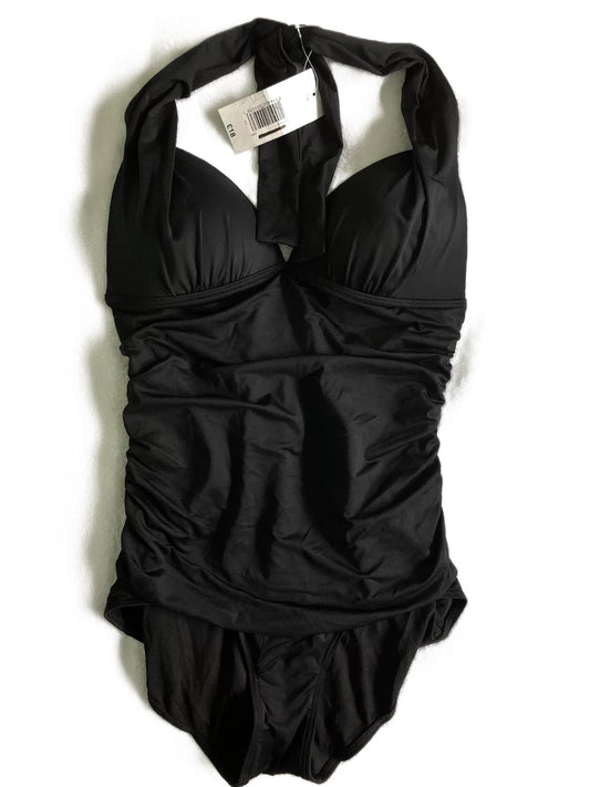 Ex High Street Swimwear One Piece Black Size 12