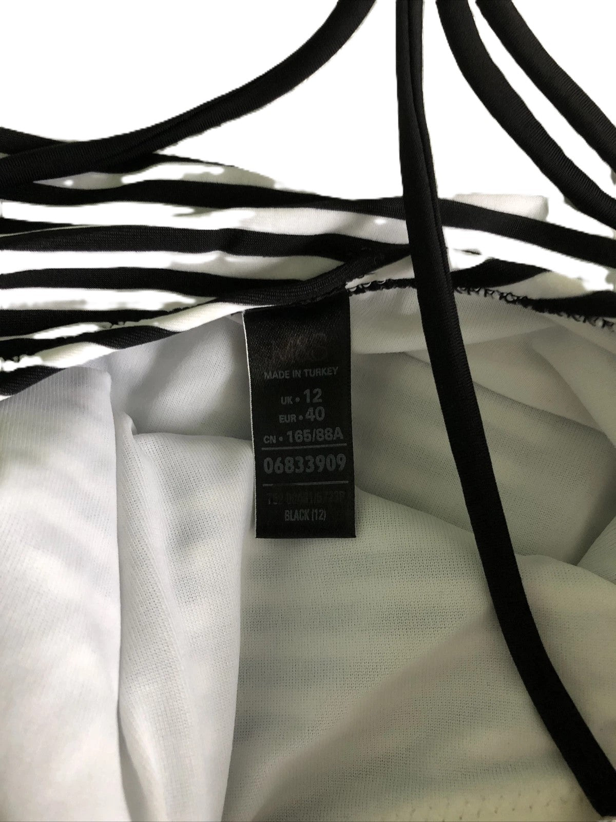 Ex High Street Swimming Costume One Piece Size 12