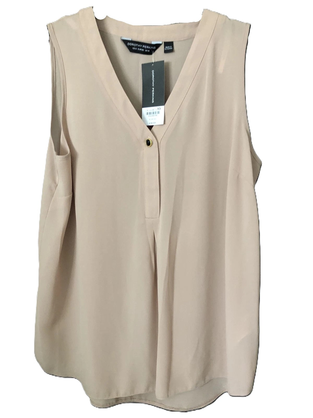 Dorothy Perkins Women's Sleeveless Blouse Top Size 10