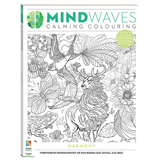 Mindwaves Calming Colouring Harmony by Hinkler Pty Ltd